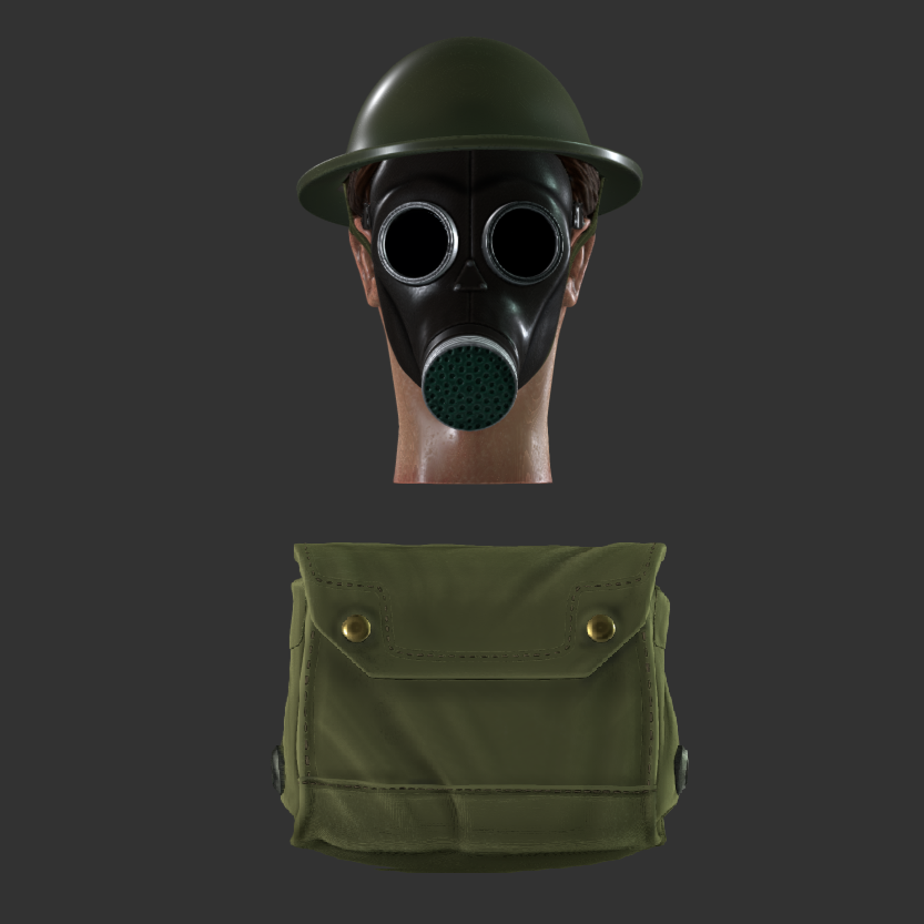 Gas Mask Soldier