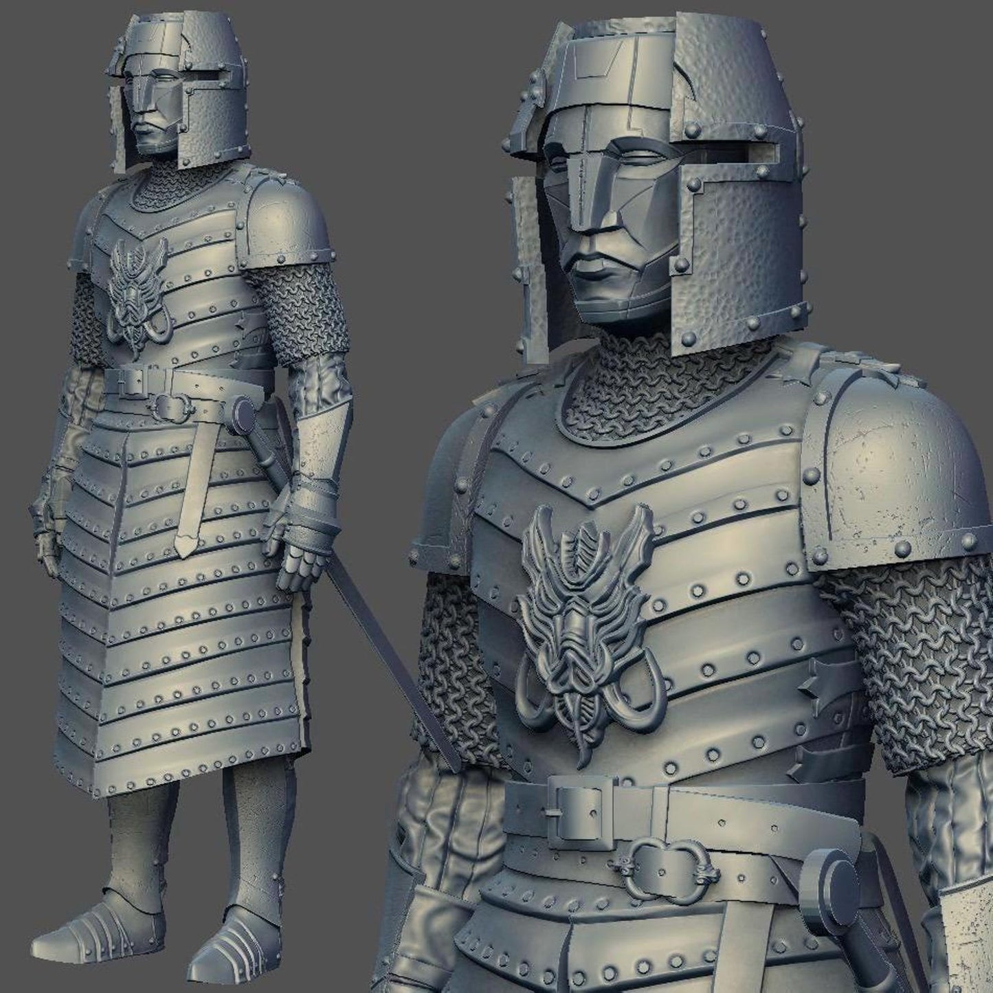 Robot Knight Figure Kit