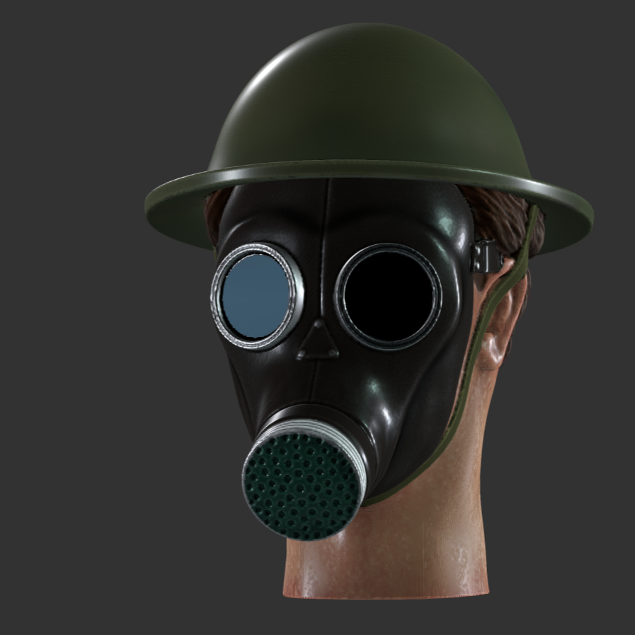 Gas Mask Soldier